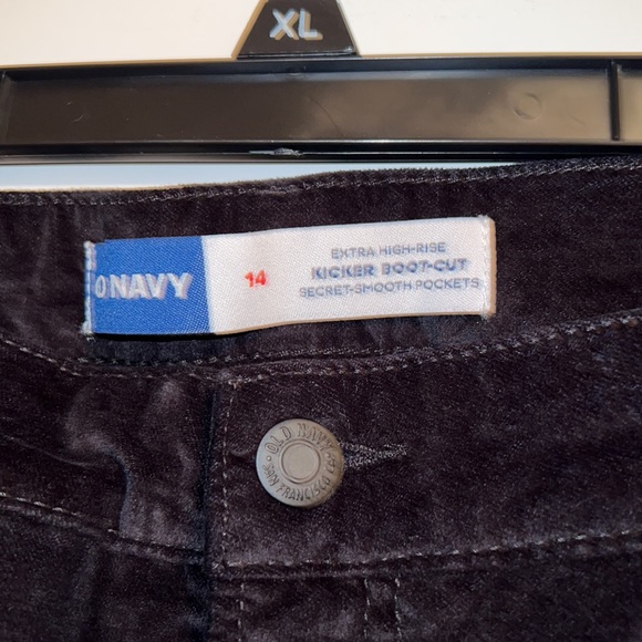 NWT black velvet pants - Picture 3 of 4
